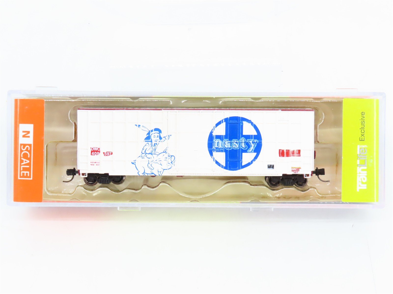 N Scale ExactRail EN-50702-5 DWC Canadian National Box Car 409597 RTR