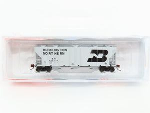 N Scale BLMA Models 11019 Burlington Northern PS-4000 3-Bay Covered Hopper RTR