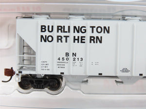 N Scale BLMA Models 11019 Burlington Northern PS-4000 3-Bay Covered Hopper RTR