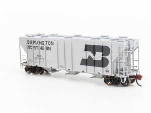 N Scale BLMA Models 11019 Burlington Northern PS-4000 3-Bay Covered Hopper RTR