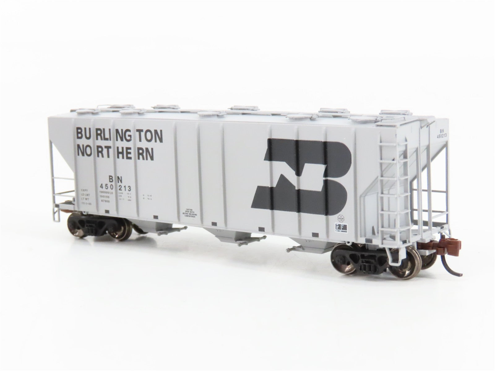 N Scale BLMA Models 11019 Burlington Northern PS-4000 3-Bay Covered Hopper RTR