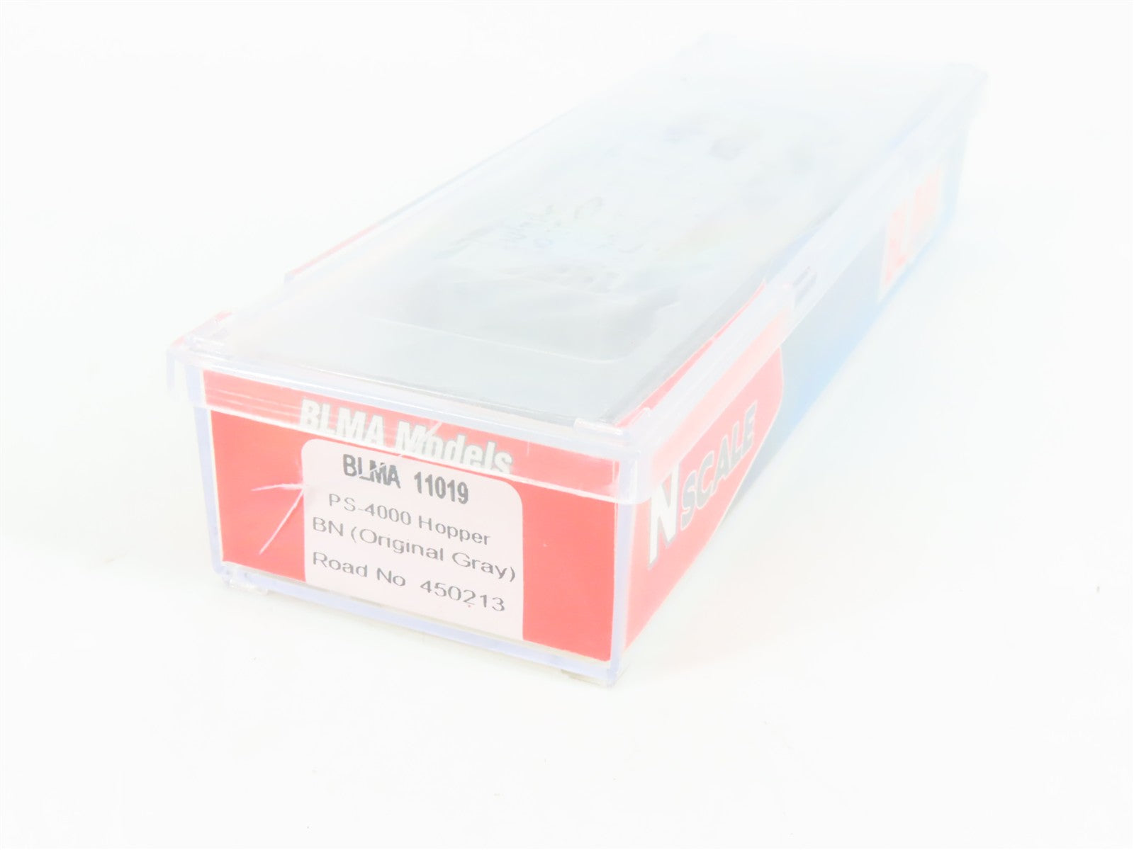 N Scale BLMA Models 11019 Burlington Northern PS-4000 3-Bay Covered Hopper RTR