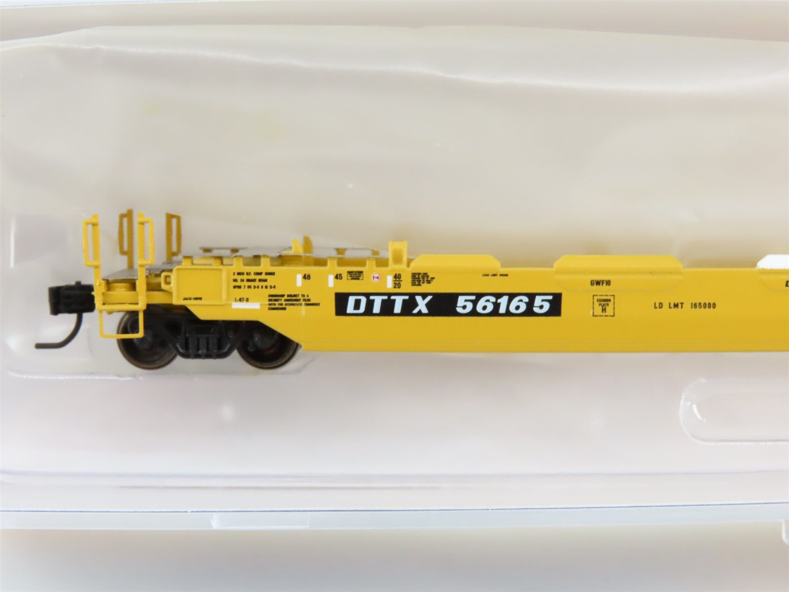 N Scale Athearn ATH12374 DTTX TTX 48' Husky Stack Well Car #56165
