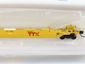 N Scale Athearn ATH12374 DTTX TTX 48' Husky Stack Well Car #56165
