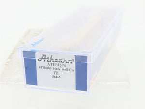 N Scale Athearn ATH12374 DTTX TTX 48' Husky Stack Well Car #56165