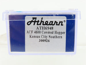 N Scale Athearn ATH6948 KCS Kansas City Southern 3-Bay Covered Hopper #300926