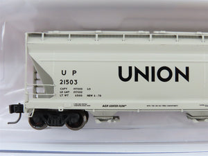 N Scale Athearn ATH7882 UP Union Pacific ACF 4600 3-Bay Covered Hopper #21503