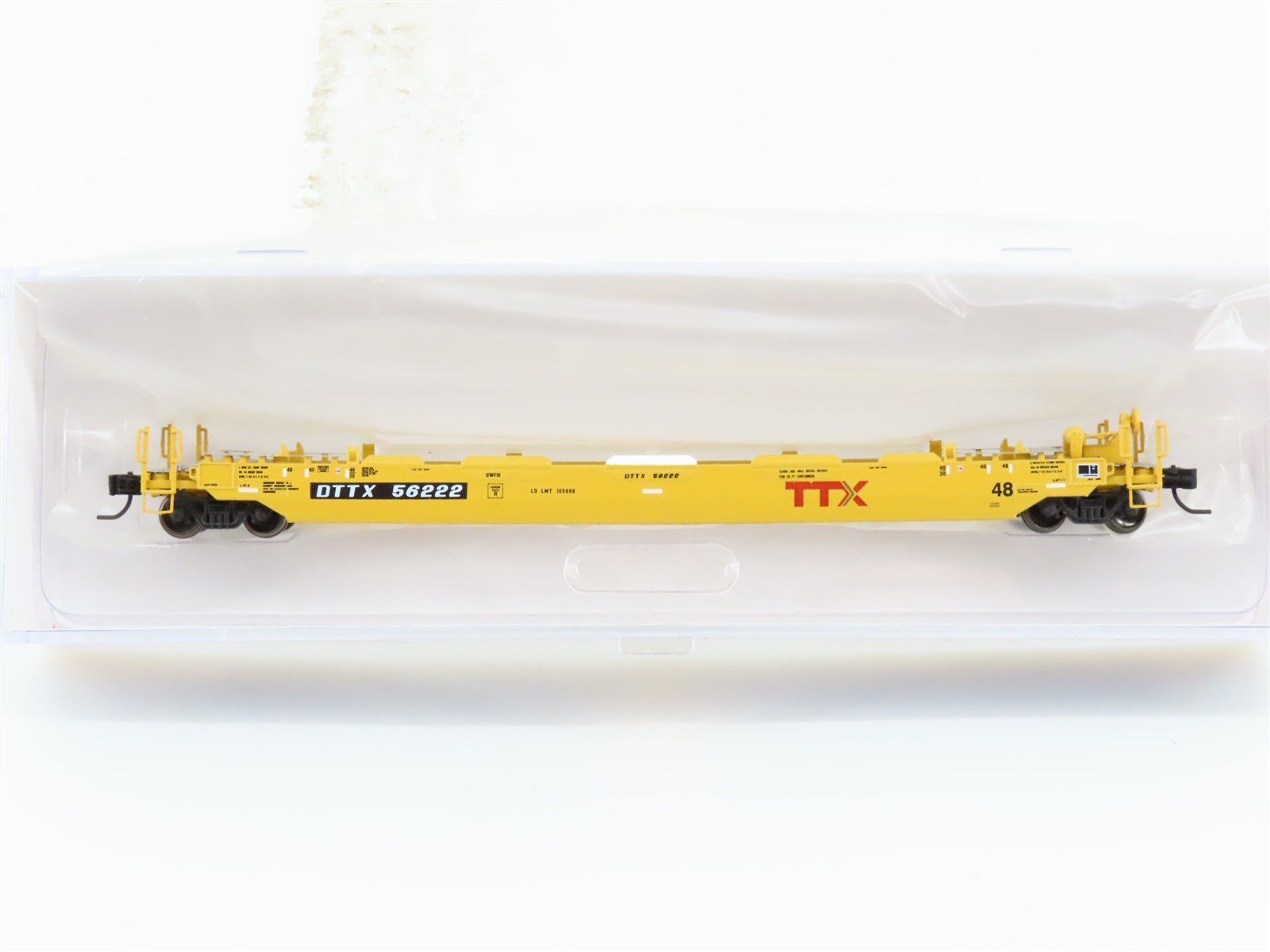 N Scale Athearn ATH12375 DTTX TTX 48' Husky Stack Well Car #56122