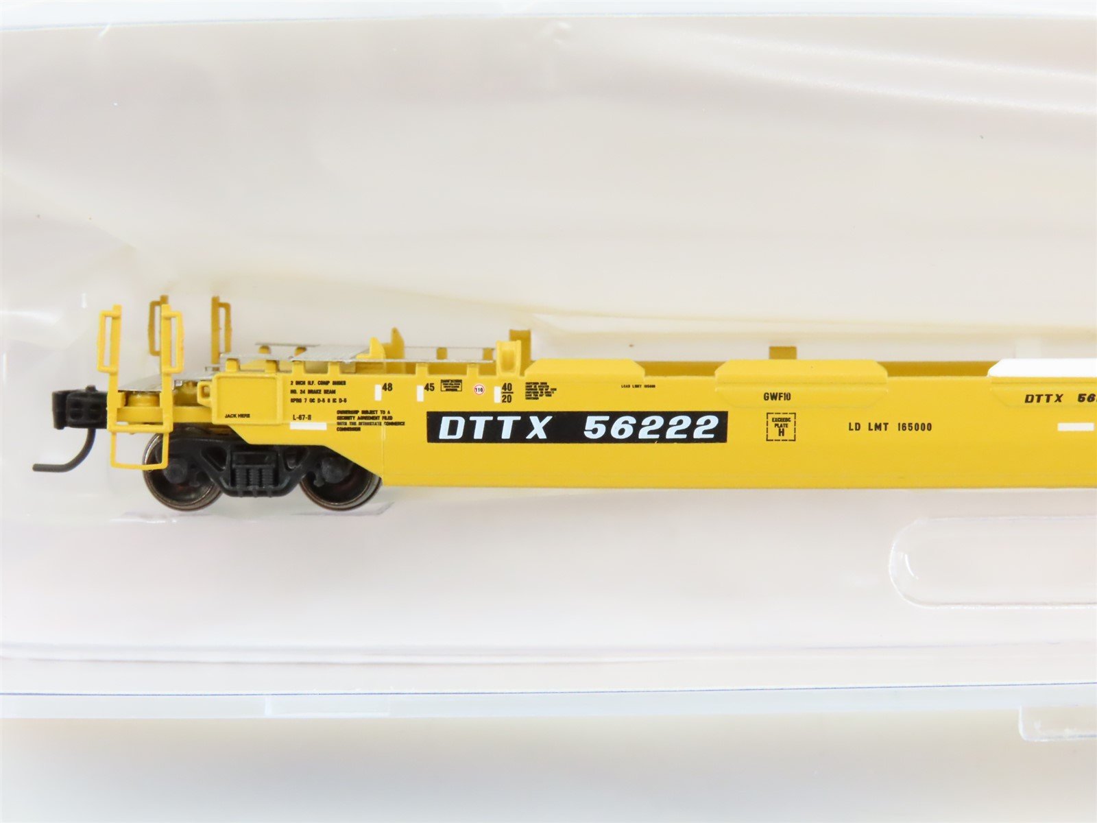 N Scale Athearn ATH12375 DTTX TTX 48' Husky Stack Well Car #56122