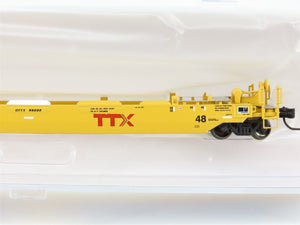 N Scale Athearn ATH12375 DTTX TTX 48' Husky Stack Well Car #56122