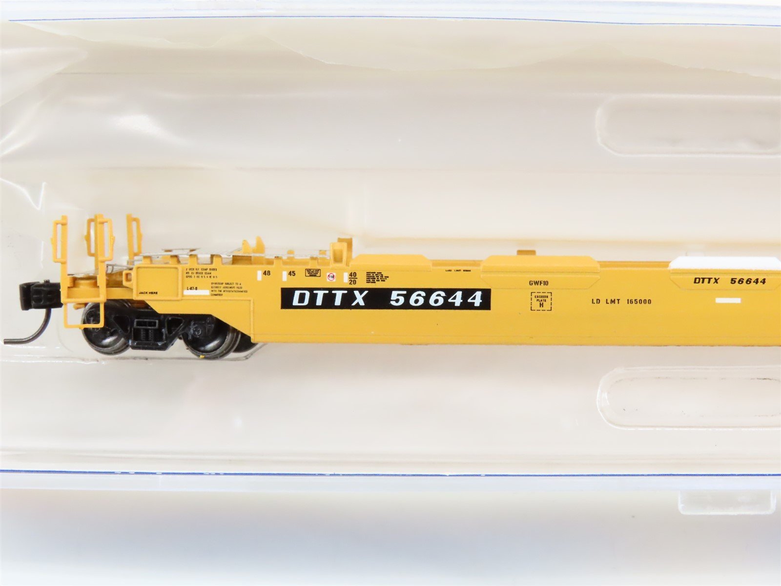 N Scale Athearn 23161 DTTX TTX 48' Husky Stack Well Car #56644