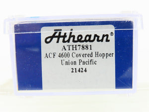 N Scale Athearn ATH7881 UP Union Pacific ACF 4600 3-Bay Covered Hopper #21424