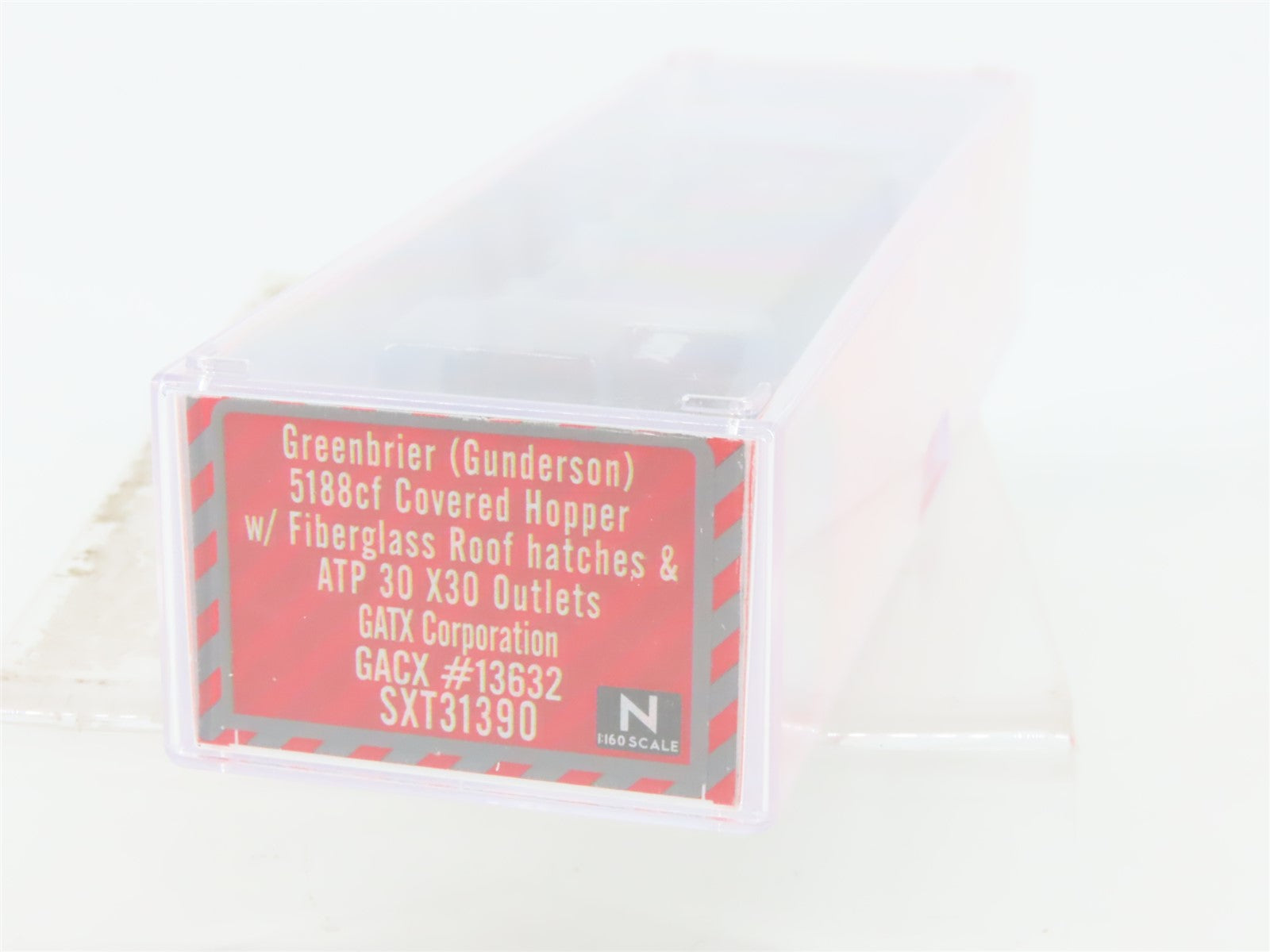 N Scaletrains.com SXT31390 Rivet Counter GACX GATX 3-Bay Covered Hopper #13632