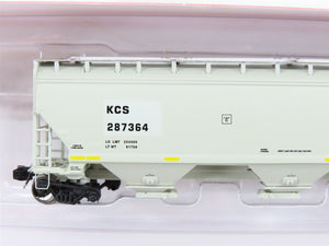 N Scaletrains.com SXT31400 KCS Kansas City Southern 3-Bay Covered Hopper #287364