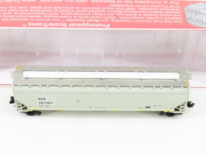 N Scaletrains.com SXT31400 KCS Kansas City Southern 3-Bay Covered Hopper #287364