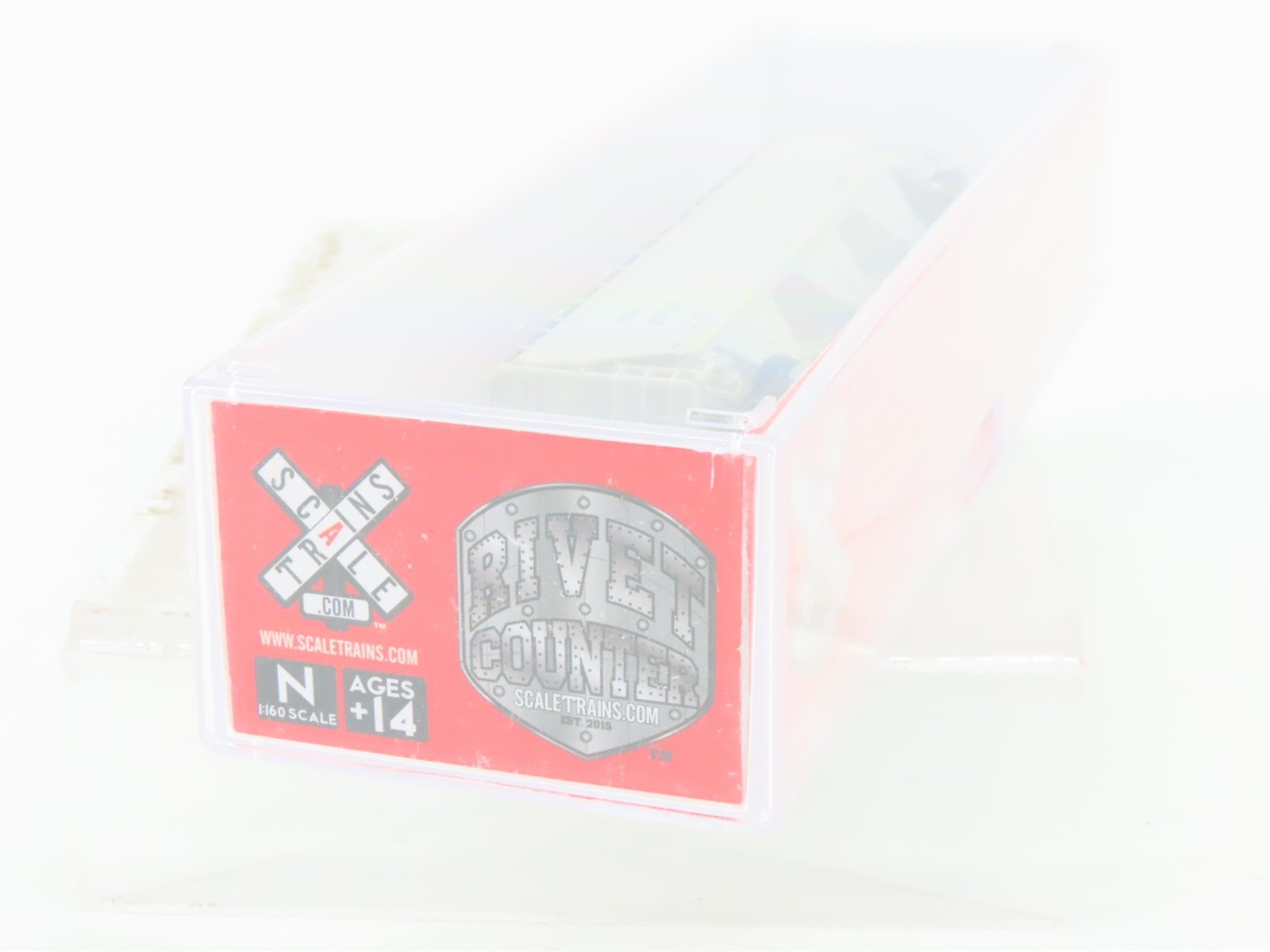 N Scaletrains.com SXT31400 KCS Kansas City Southern 3-Bay Covered Hopper #287364