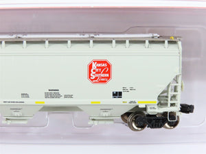 N Scaletrains.com SXT31406 KCS Kansas City Southern 3-Bay Covered Hopper #67546