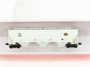 N Scaletrains.com SXT31409 IAIS Iowa Interstate 3-Bay Covered Hopper #4001