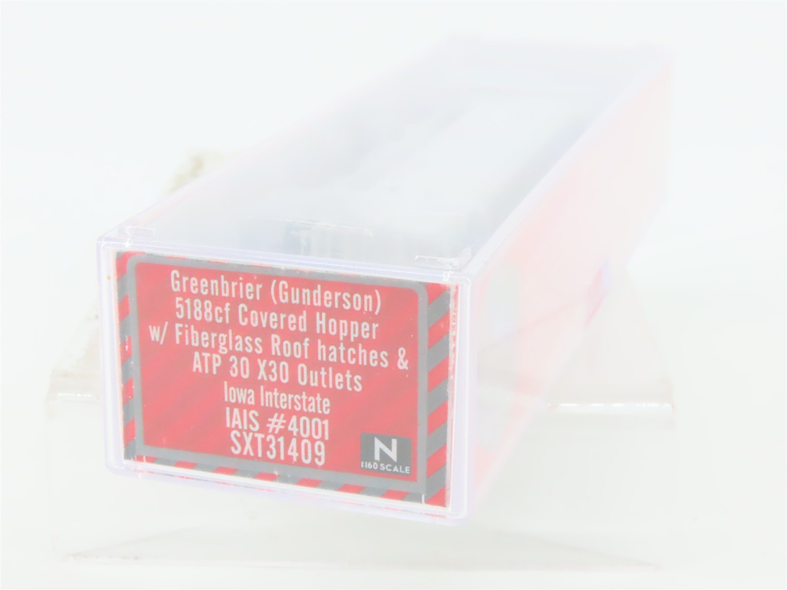 N Scaletrains.com SXT31409 IAIS Iowa Interstate 3-Bay Covered Hopper #4001