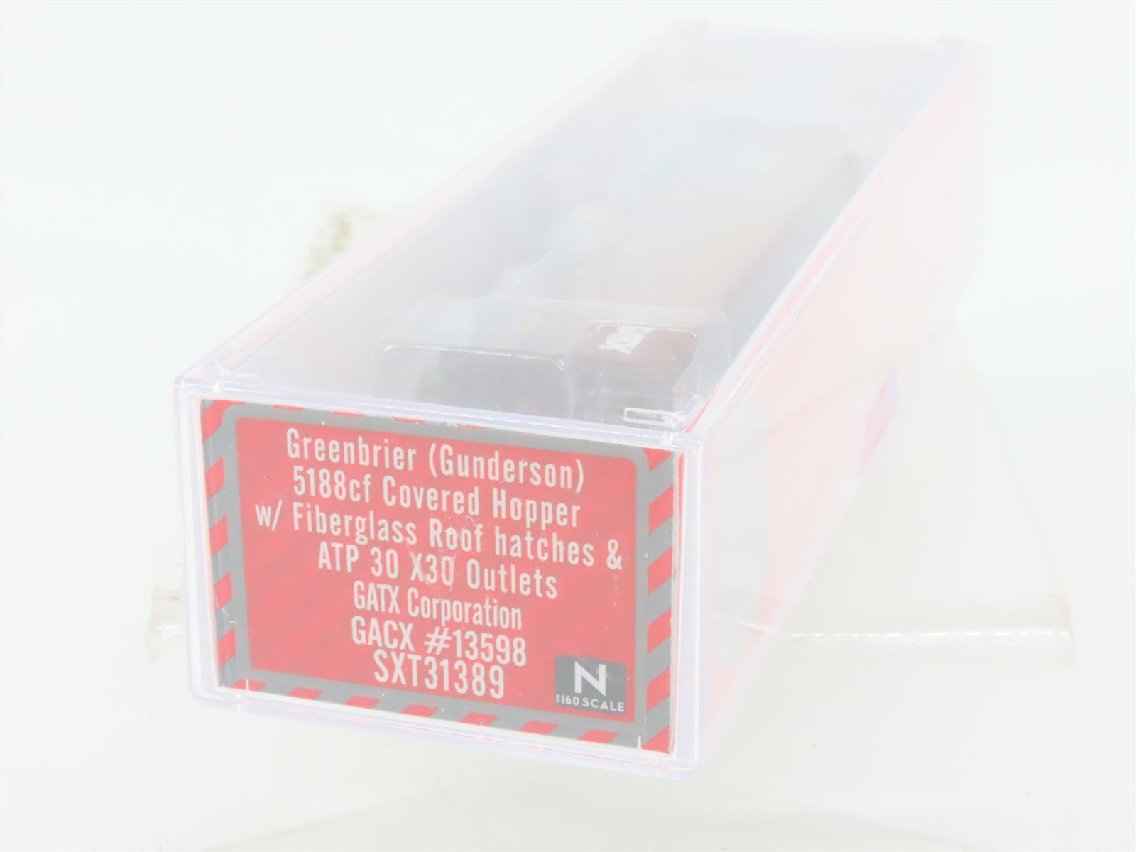 N Scaletrains.com SXT31389 Rivet Counter GACX GATX 3-Bay Covered Hopper #13598