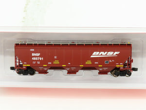 N Scaletrains.com SXT31362 BNSF Railway 3-Bay Covered Hopper #485791