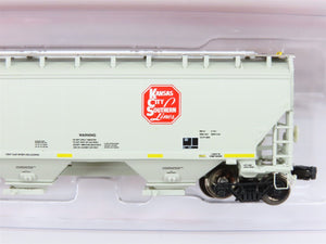 N Scaletrains.com SXT31407 KCS Kansas City Southern 3-Bay Covered Hopper #67550