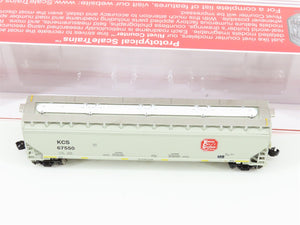 N Scaletrains.com SXT31407 KCS Kansas City Southern 3-Bay Covered Hopper #67550