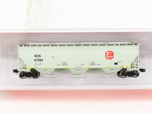 N Scaletrains.com SXT31408 KCS Kansas City Southern 3-Bay Covered Hopper #67584