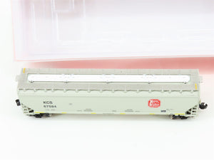 N Scaletrains.com SXT31408 KCS Kansas City Southern 3-Bay Covered Hopper #67584