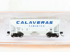 N Fox Valley Models FVM 85402-3 PLCX Calaveras Cement 2-Bay Covered Hopper #140