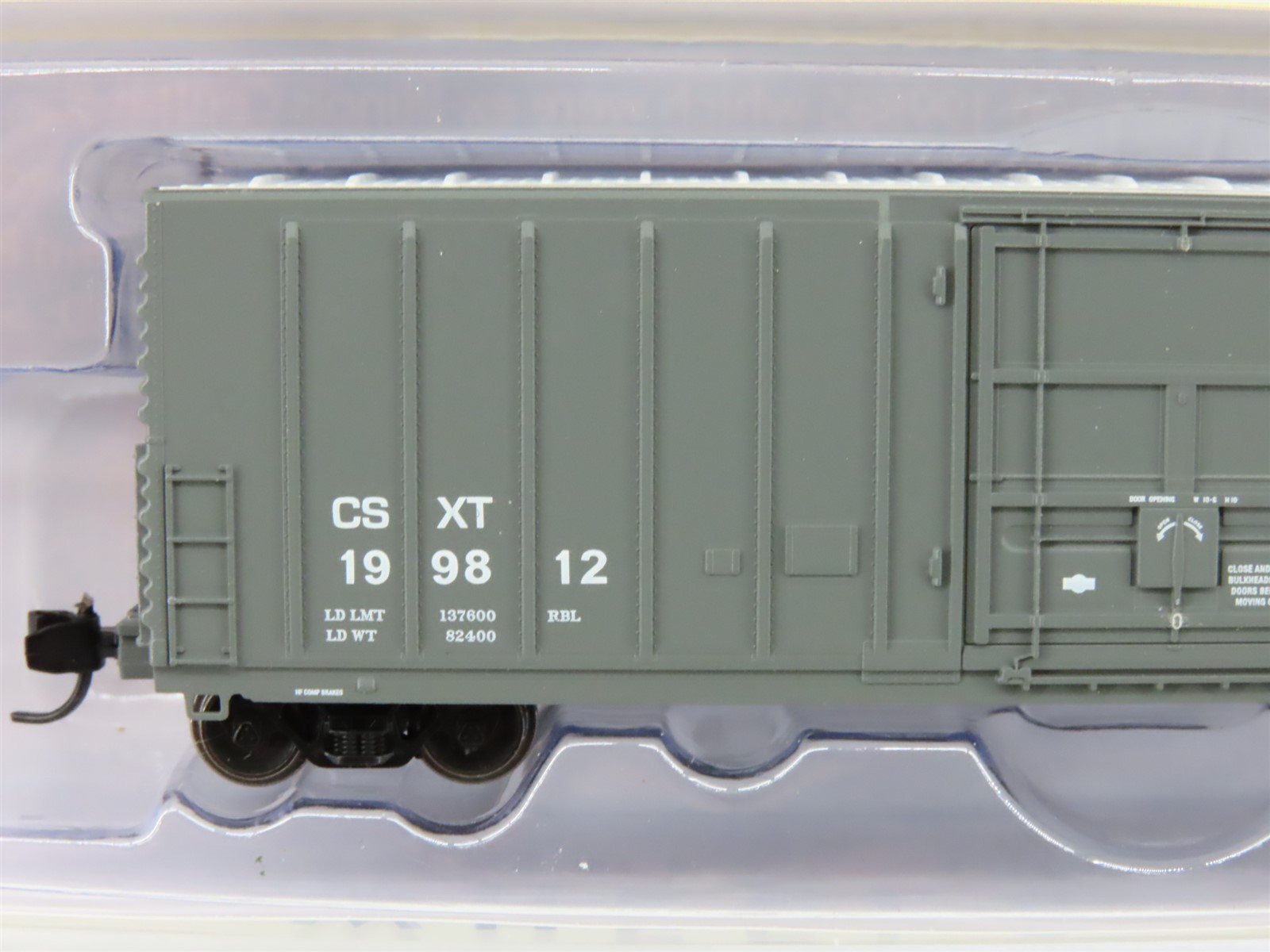 N Scale Wheels Of Time 61179 CSXT CSX Exterior Post Plug Door Box Car #199812