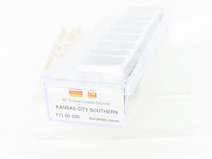 N Scale Micro-Trains MTL 11100200 WRWK KCS 89' Tri-Level Closed Autorack #300148
