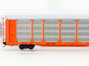 N Scale Micro-Trains MTL 11100420 BNSF 89' Tri-Level Closed Autorack #300863