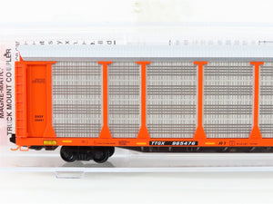 N Scale Micro-Trains MTL 11100160 TTGX BNSF 89' Tri-Level Closed Autorack 965476