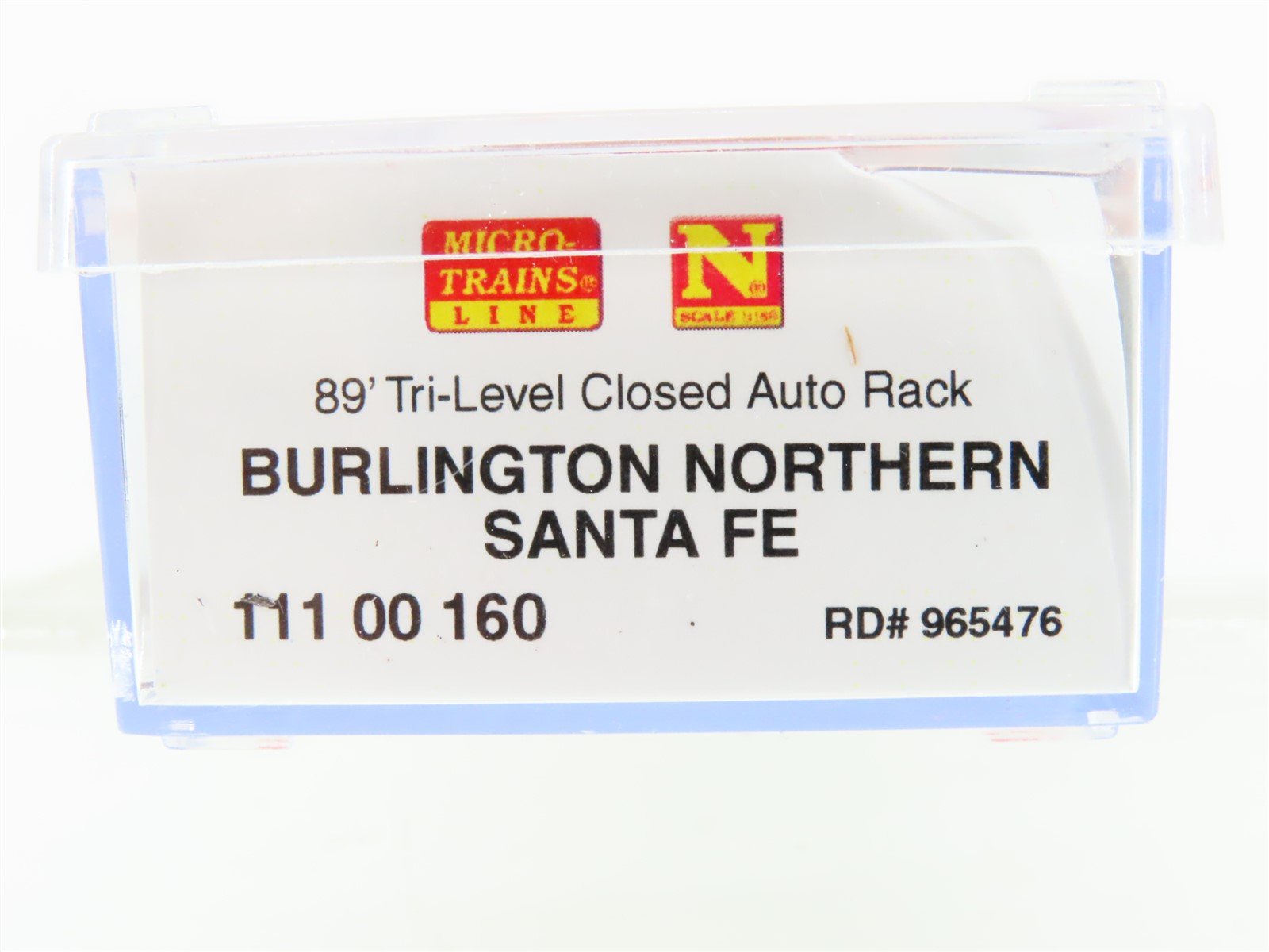 N Scale Micro-Trains MTL 11100160 TTGX BNSF 89' Tri-Level Closed Autorack 965476