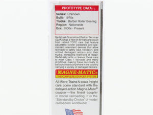 N Scale Micro-Trains MTL 07100580 QUAX Salvage 89' Flat Car #281102 w/ Boxcar