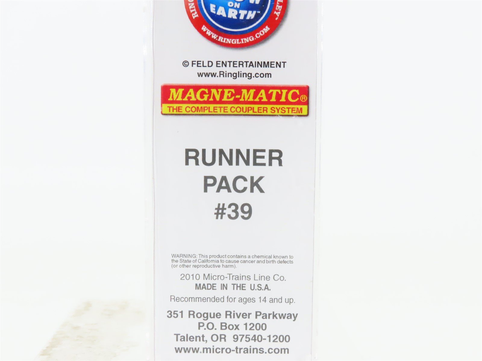 N Scale Micro-Trains MTL Runner Pack #39 RBBX Ringling Bros. 89' TOFC Flat Cars