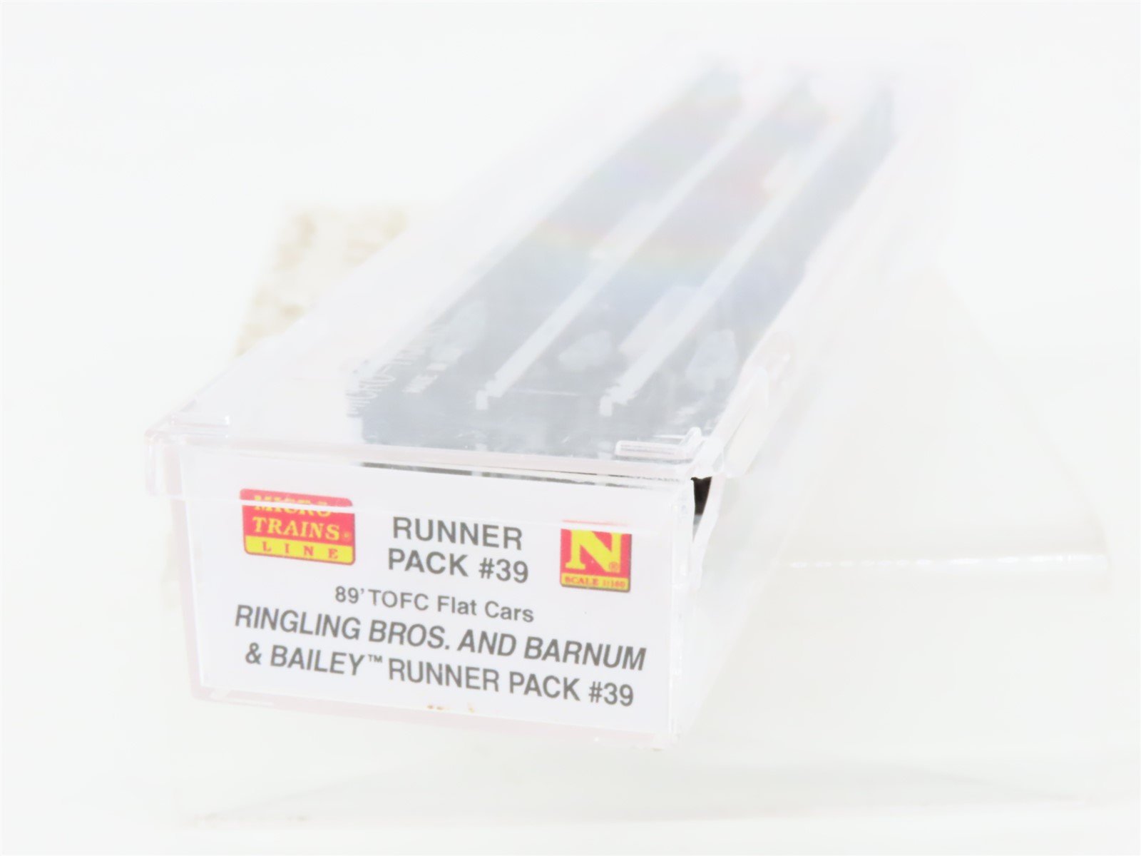 N Scale Micro-Trains MTL Runner Pack #39 RBBX Ringling Bros. 89' TOFC Flat Cars