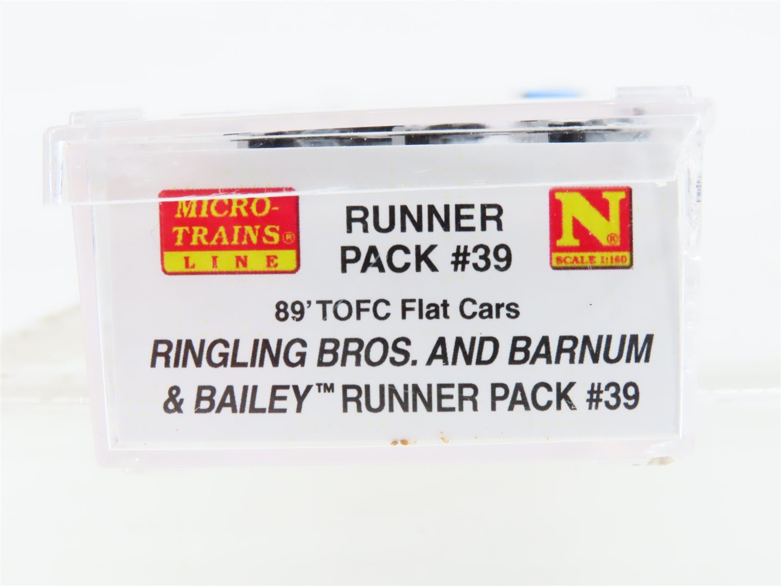 N Scale Micro-Trains MTL Runner Pack #39 RBBX Ringling Bros. 89' TOFC Flat Cars