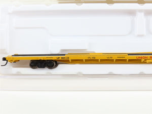 N Scale Atlas NSE ATL18-20 UP Union Pacific 89' Flat Car #983123 w/ Pipe Load