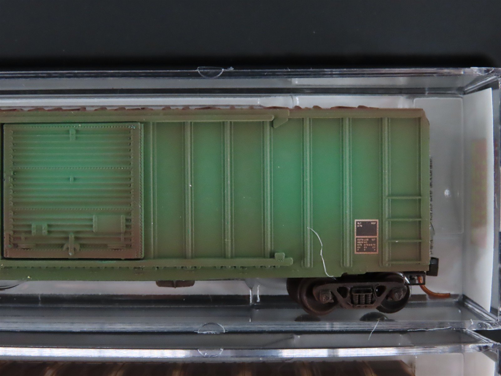 N Scale Micro-Trains MTL 50' Rib Side Box Cars 5-Pack - Weathered & Graffiti