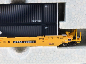 N KATO 106-6176 TTX / UMAX Gunderson MAXI-IV Articulated 3-Unit Well Car w/ Load