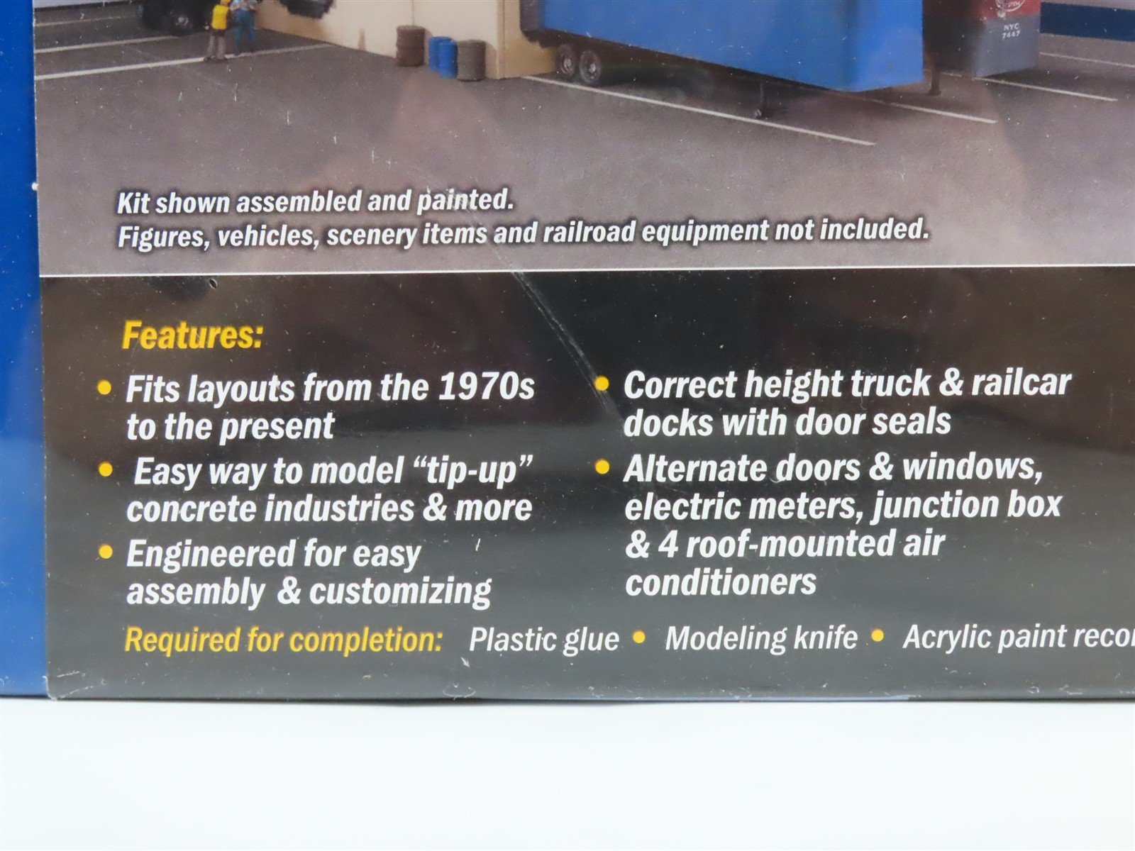 N Scale Walthers Cornerstone Kit 933-3862 Modern Concrete Warehouse - SEALED