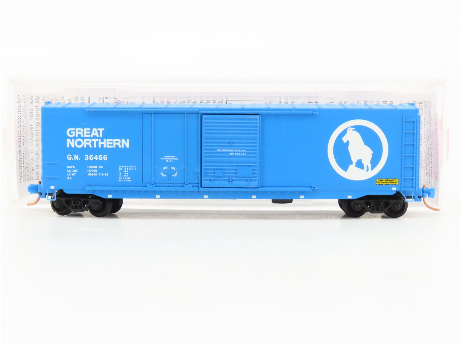 N Scale Micro-Trains 76060 GN Great Northern 50' Box Car 36466 RTR