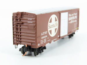 N Scale Micro-Trains 73040 ATSF Santa Fe 40' Box Car 39834 RTR