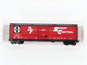 N Scale Micro-Trains 31340 ATSF Santa Fe 50' Box Car 10001 RTR