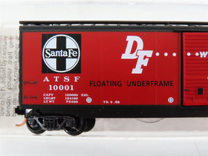 N Scale Micro-Trains 31340 ATSF Santa Fe 50' Box Car 10001 RTR