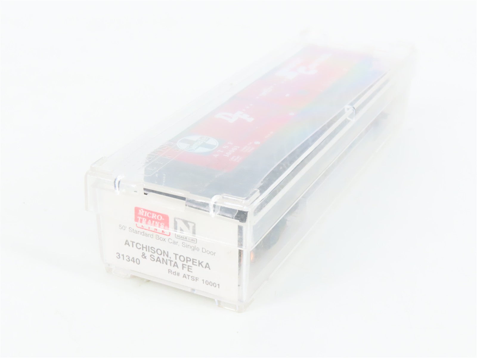 N Scale Micro-Trains 31340 ATSF Santa Fe 50' Box Car 10001 RTR