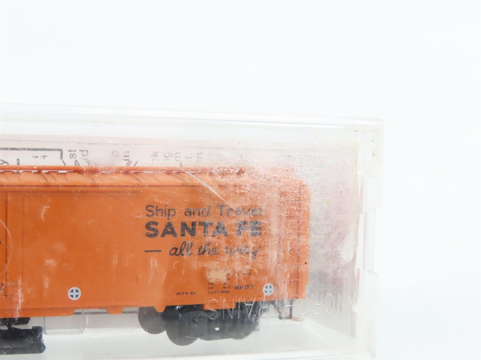 N Scale Micro-Trains 52050 ATSF Santa Fe 52' Express Reefer 5033 RTR