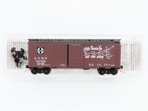N Scale Micro-Trains 20460 ATSF Atchison, Topeka & Santa Fe 40' Box Car RTR